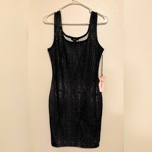 Haute Monde Women’s black with silver dress.